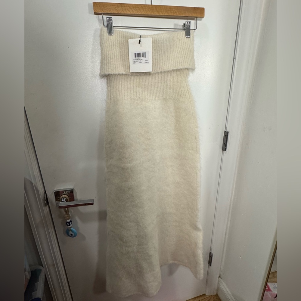 NWT dissh ivory Salma angora skirt - size s - Picture 8 of 9